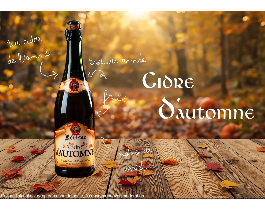 Cidre d'Automne Kerisac - Première Récolte 2025